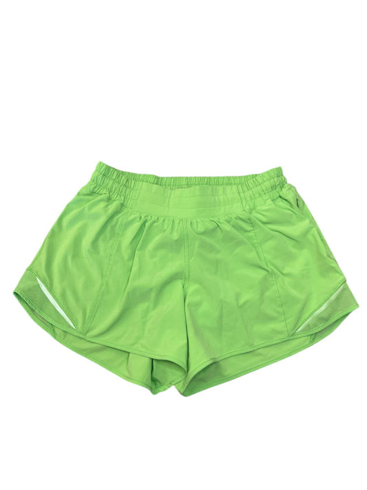 Athletic Shorts By Lululemon In Green, Size:M