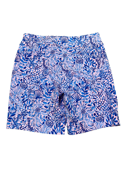 Shorts Designer By Lilly Pulitzer In Pink & Purple, Size:Xl