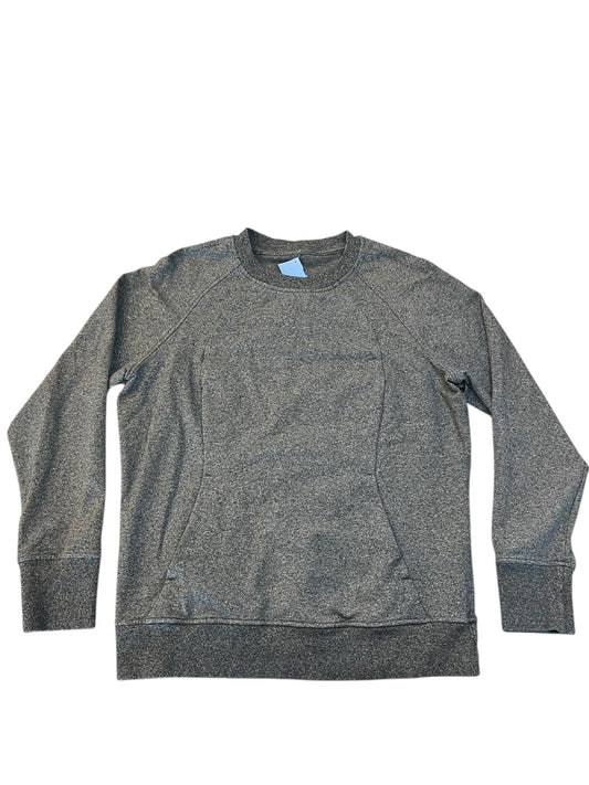 Sweatshirt Crewneck By Lululemon In Grey, Size:M