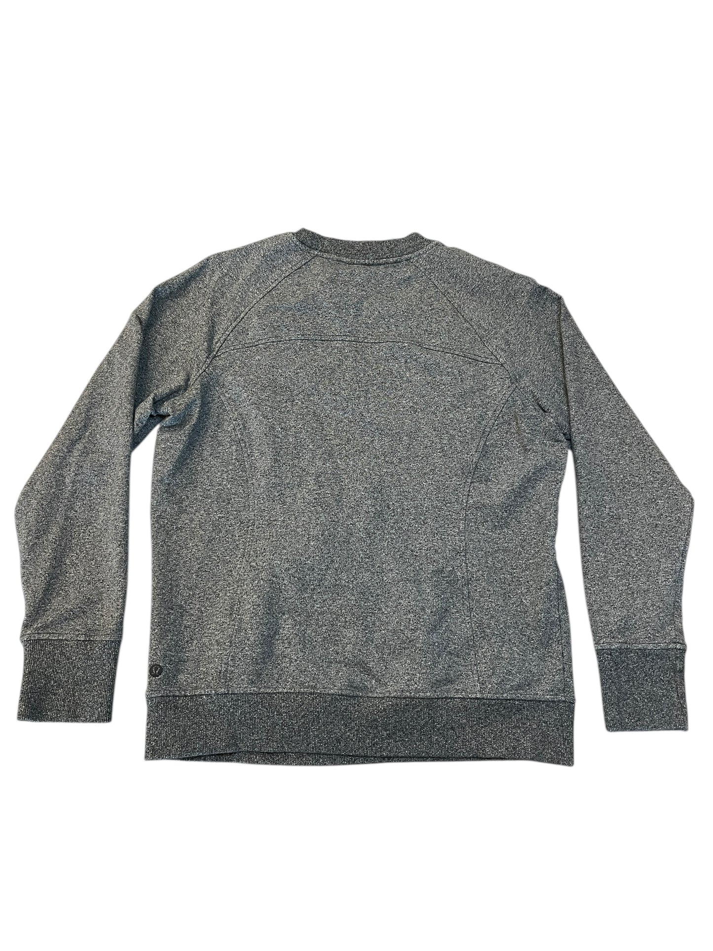 Sweatshirt Crewneck By Lululemon In Grey, Size:M