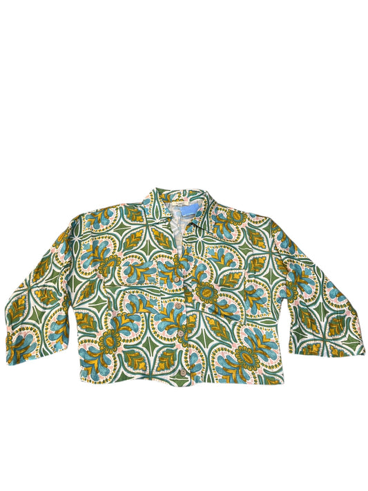 Top 3/4 Sleeve By Haute Hippie In Green, Size:S