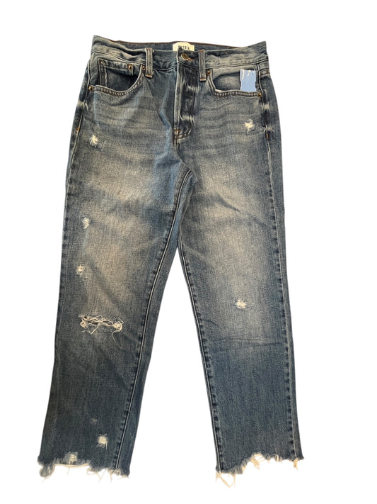 Jeans Straight By Pistola In Blue Denim, Size:4