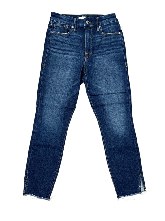 Jeans Skinny By Good American In Blue Denim, Size:6