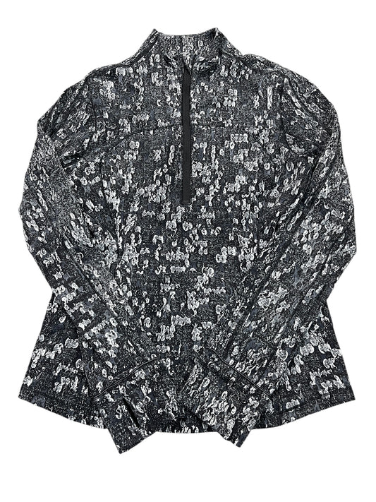 Athletic Jacket By Lululemon In Grey, Size:M