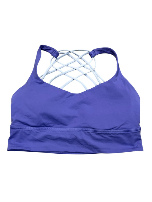 Athletic Bra By Lululemon In Purple, Size:L