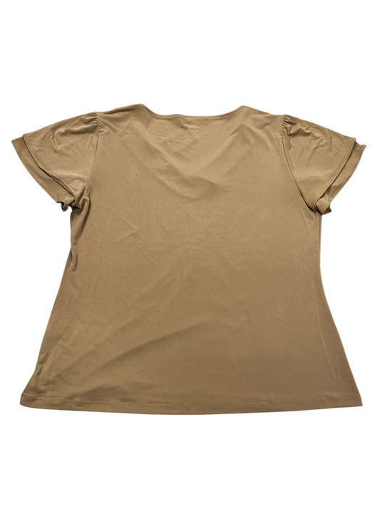 Top Ss By Calvin Klein In Tan, Size:Xl