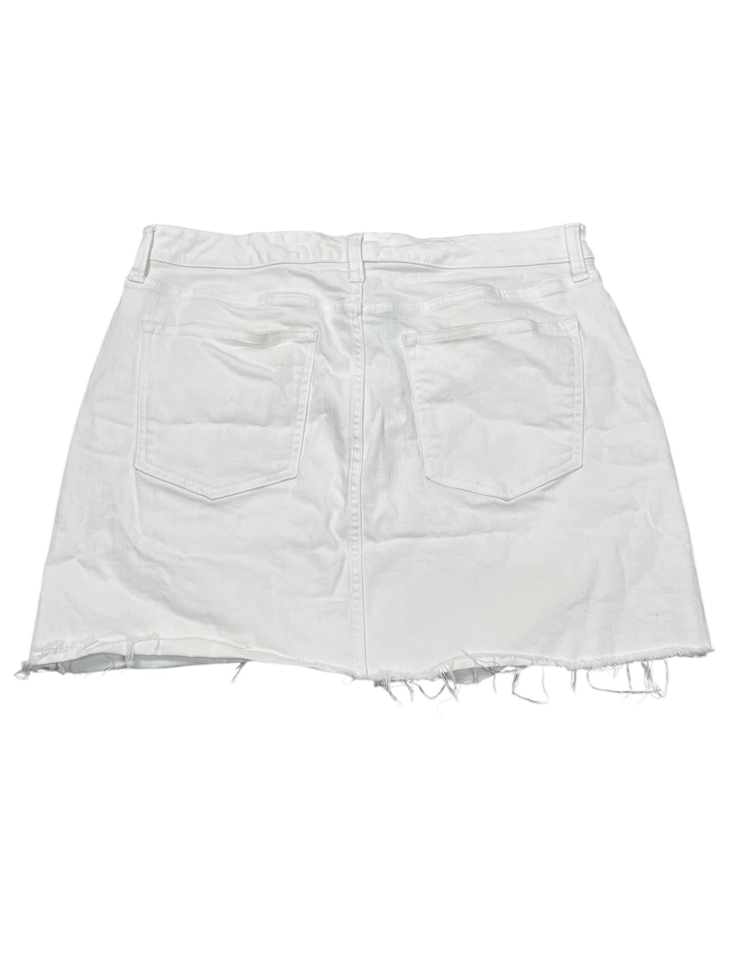 Skirt Mini & Short By Banana Republic In White, Size:Xl