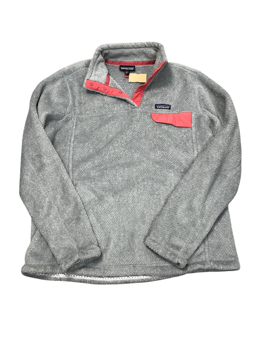 Athletic Top Ls Collar By Patagonia In Grey, Size:Xl
