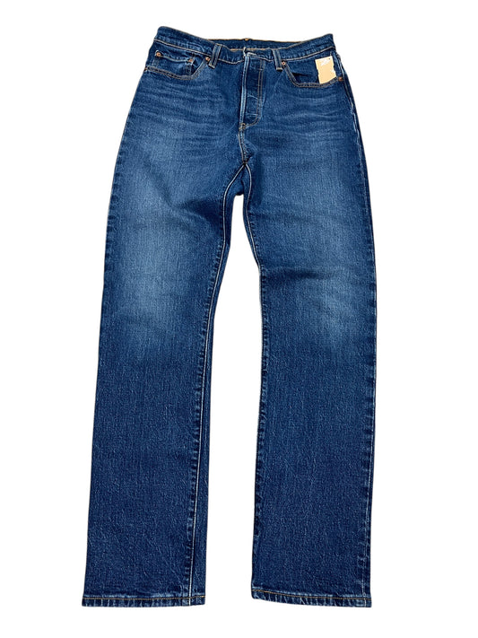Jeans Boyfriend By Levis In Blue Denim, Size:8