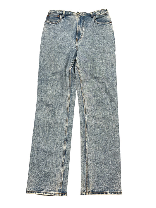 Jeans Straight By Abercrombie And Fitch In Blue Denim, Size:8