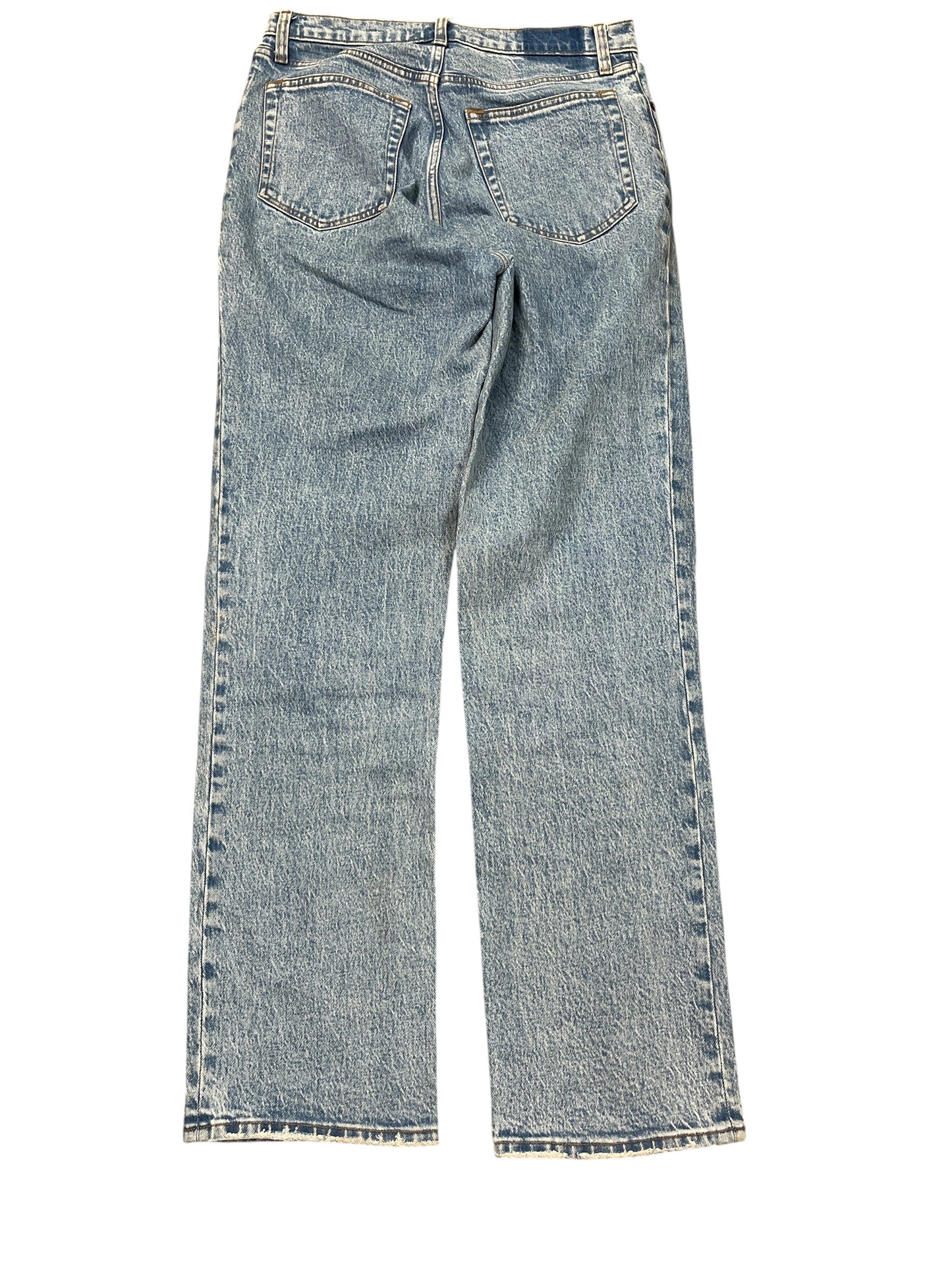 Jeans Straight By Abercrombie And Fitch In Blue Denim, Size:8