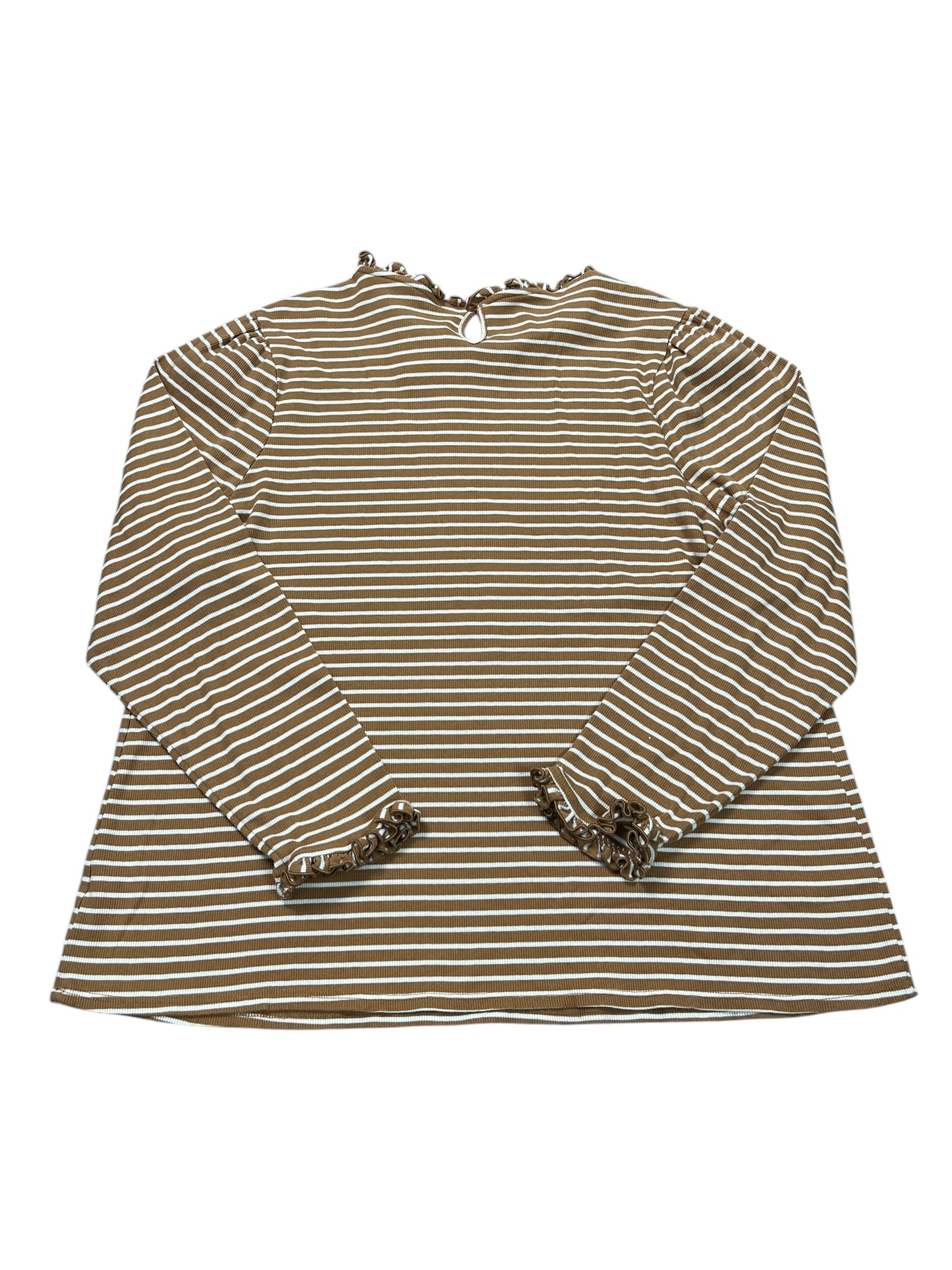 Top Ls By Croft And Barrow In Striped Pattern, Size:2X