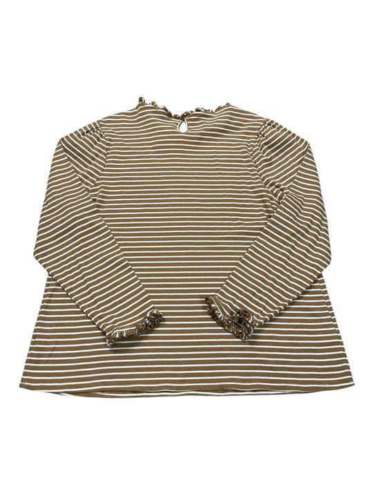 Top Ls By Croft And Barrow In Striped Pattern, Size:2X