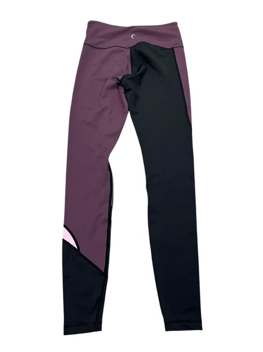 Athletic Leggings By Zyia In Black & Purple, Size:S
