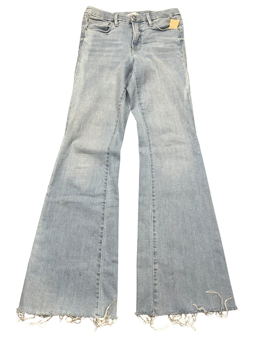Jeans Flared By Good American In Blue Denim, Size:8