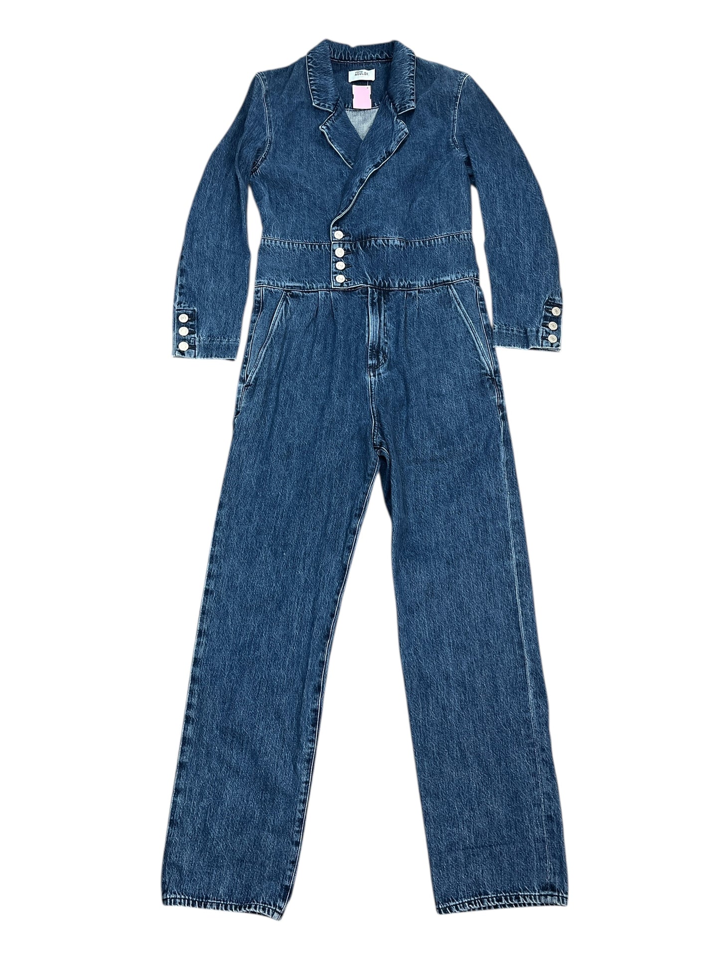 Jumpsuit By Agolde In Blue Denim, Size:S