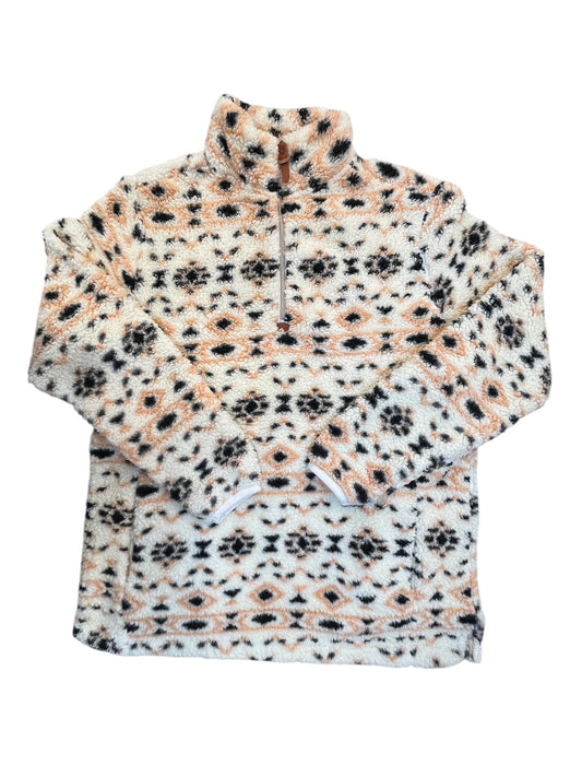 Jacket Faux Fur & Sherpa By Jen & Co In White, Size:S