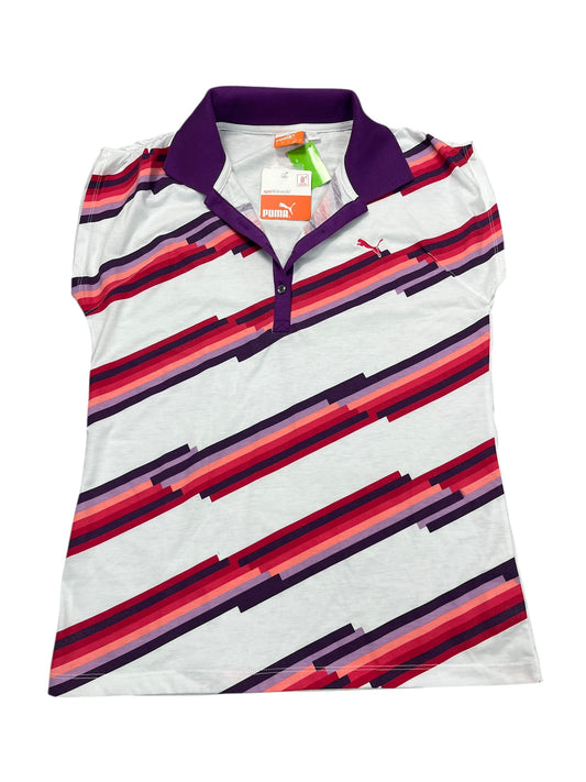 Athletic Top Ss By Puma In White, Size:L