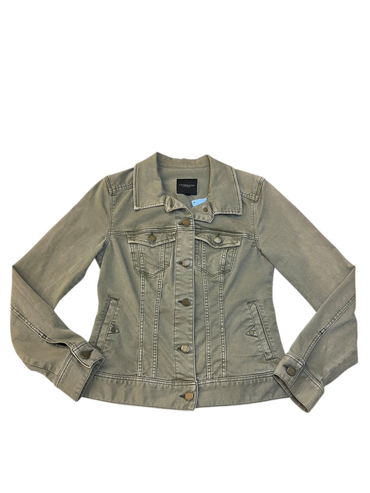 Jacket Denim By Liverpool In Green, Size:Xs