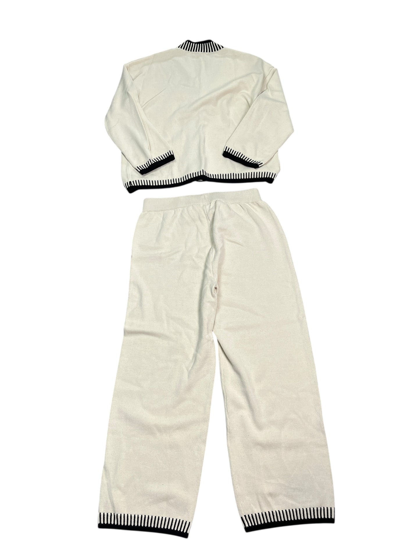 Pants Set 2Pc By Prettygarden In Cream, Size:L