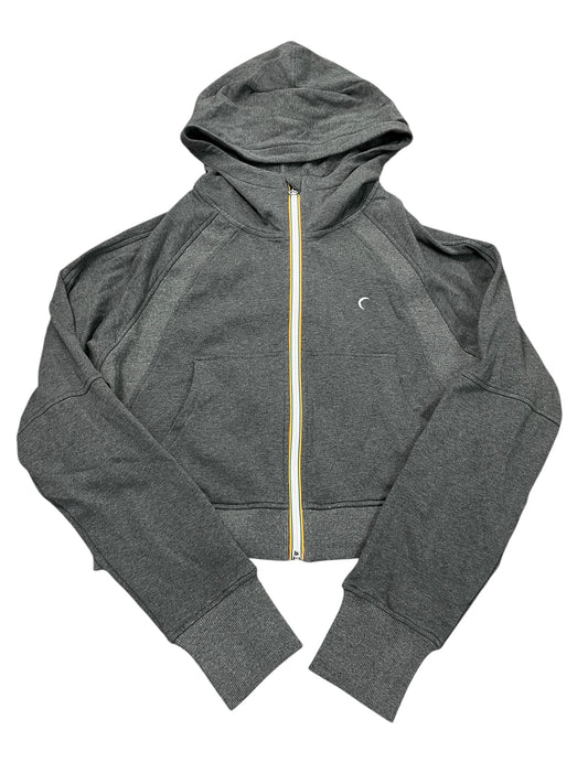 Athletic Jacket By Zyia In Grey, Size:S
