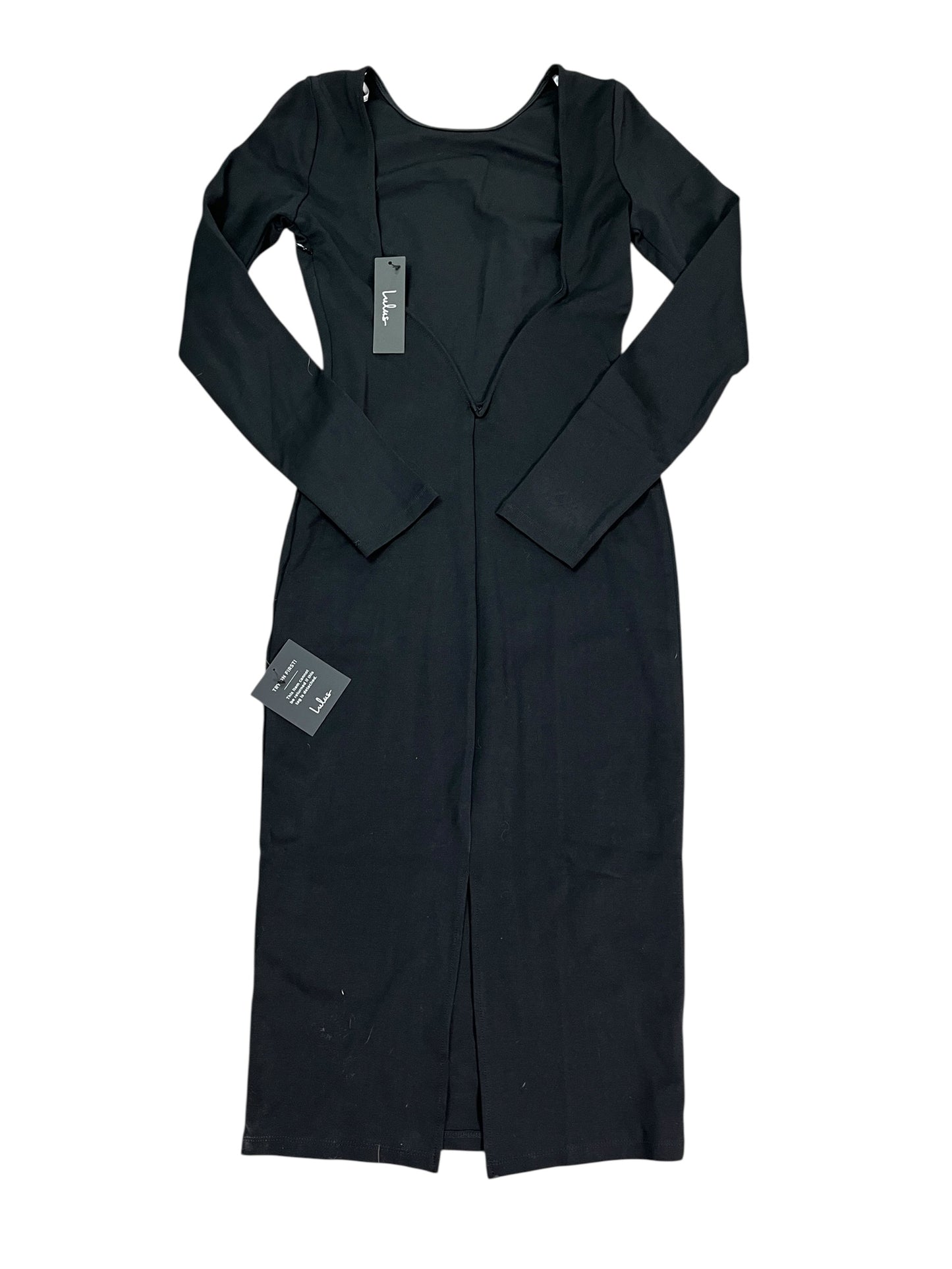 Dress Party Long By Lulus In Black, Size:M