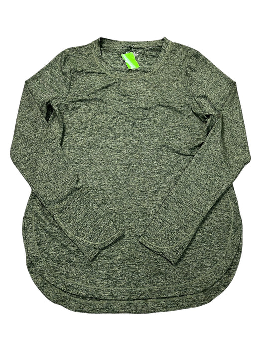 Athletic Top Ls Crewneck By Athleta In Green, Size:M