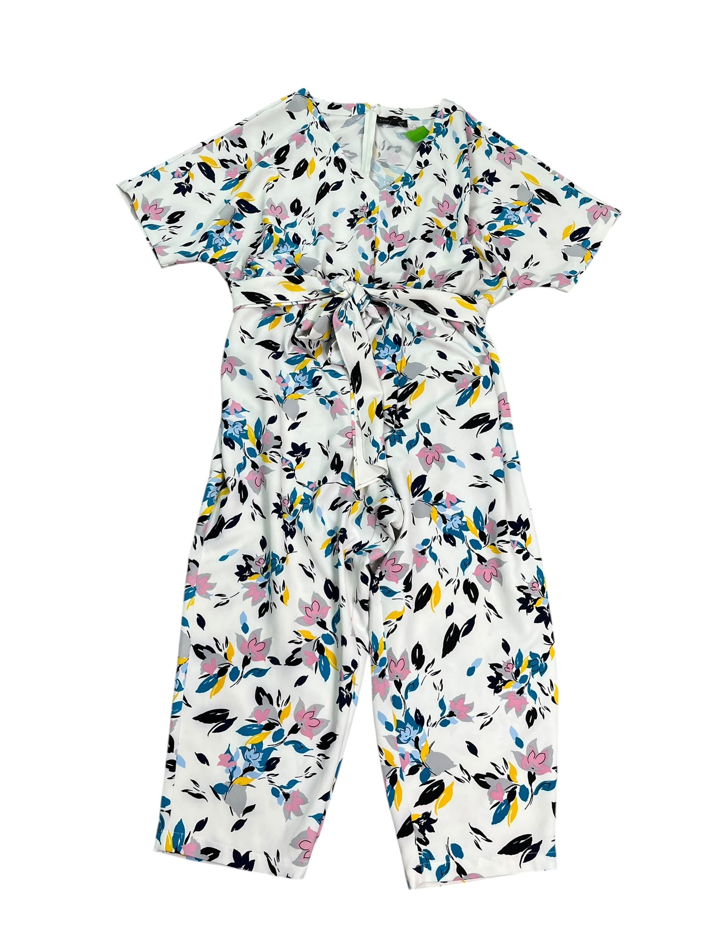 Jumpsuit By Lane Bryant In White, Size:Xxl