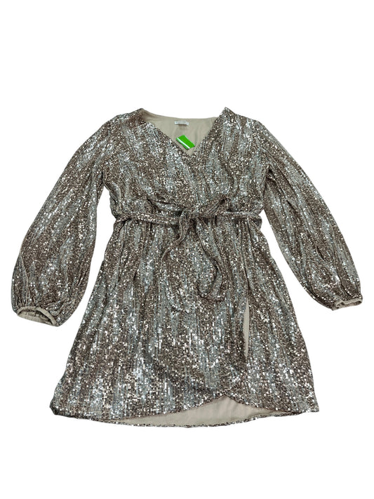 Dress Party Short By Venus In Gold, Size:1X