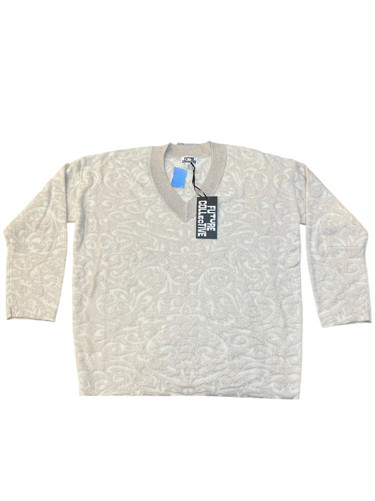 Sweater By Future Collective In Cream, Size:Xs
