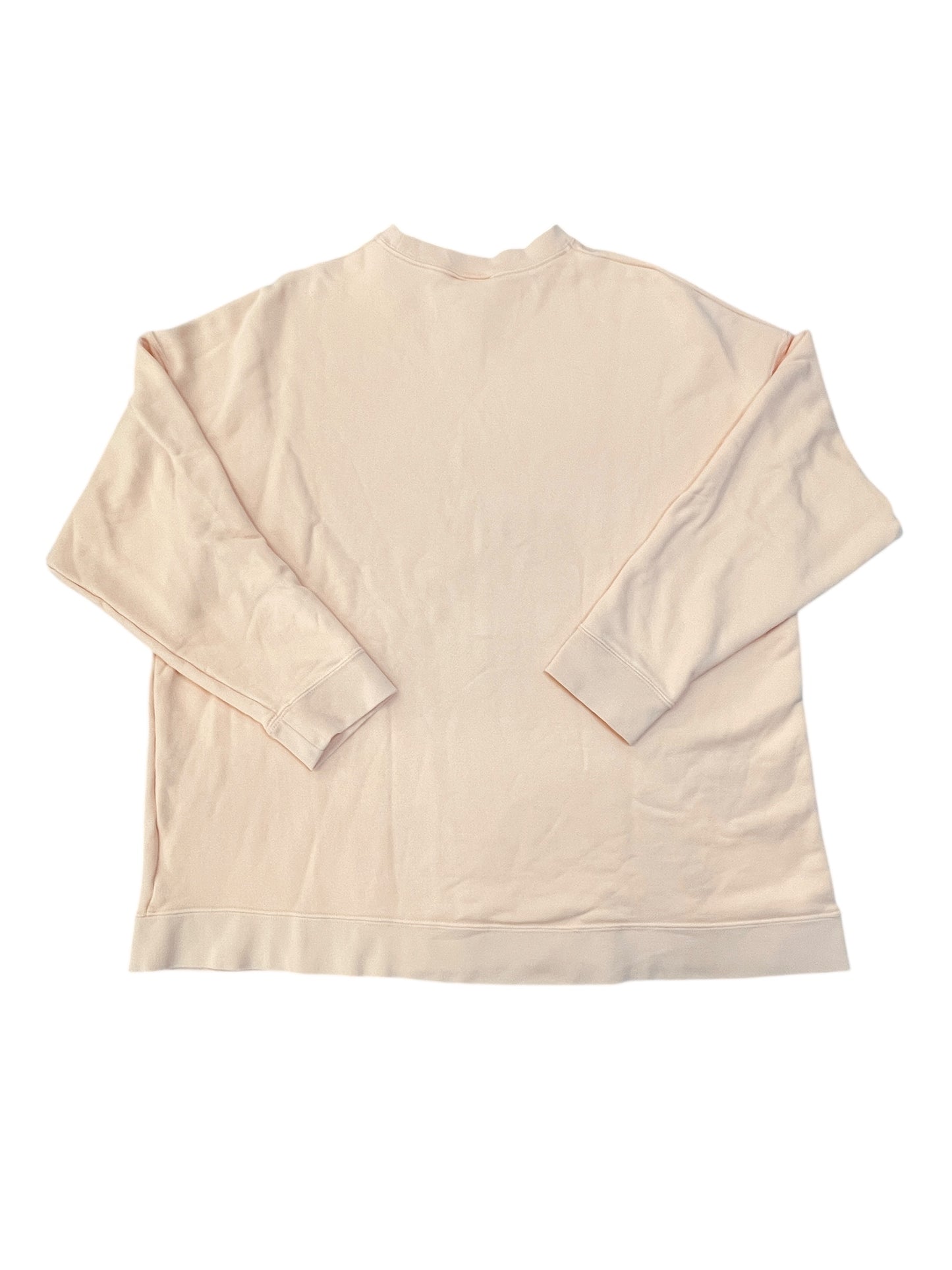 Athletic Sweatshirt Crewneck By Nike Apparel In Orange, Size:S