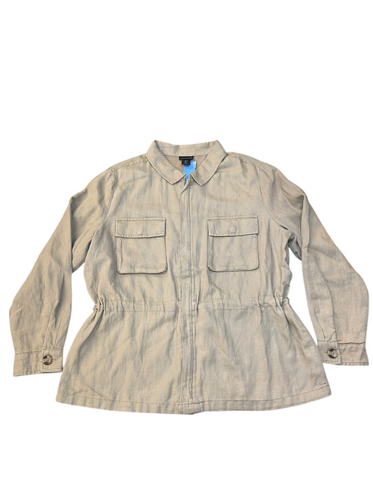 Jacket Other By Tahari In Brown, Size:L