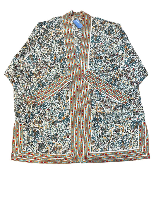 Kimono By Max Studio In Blue & White, Size:M