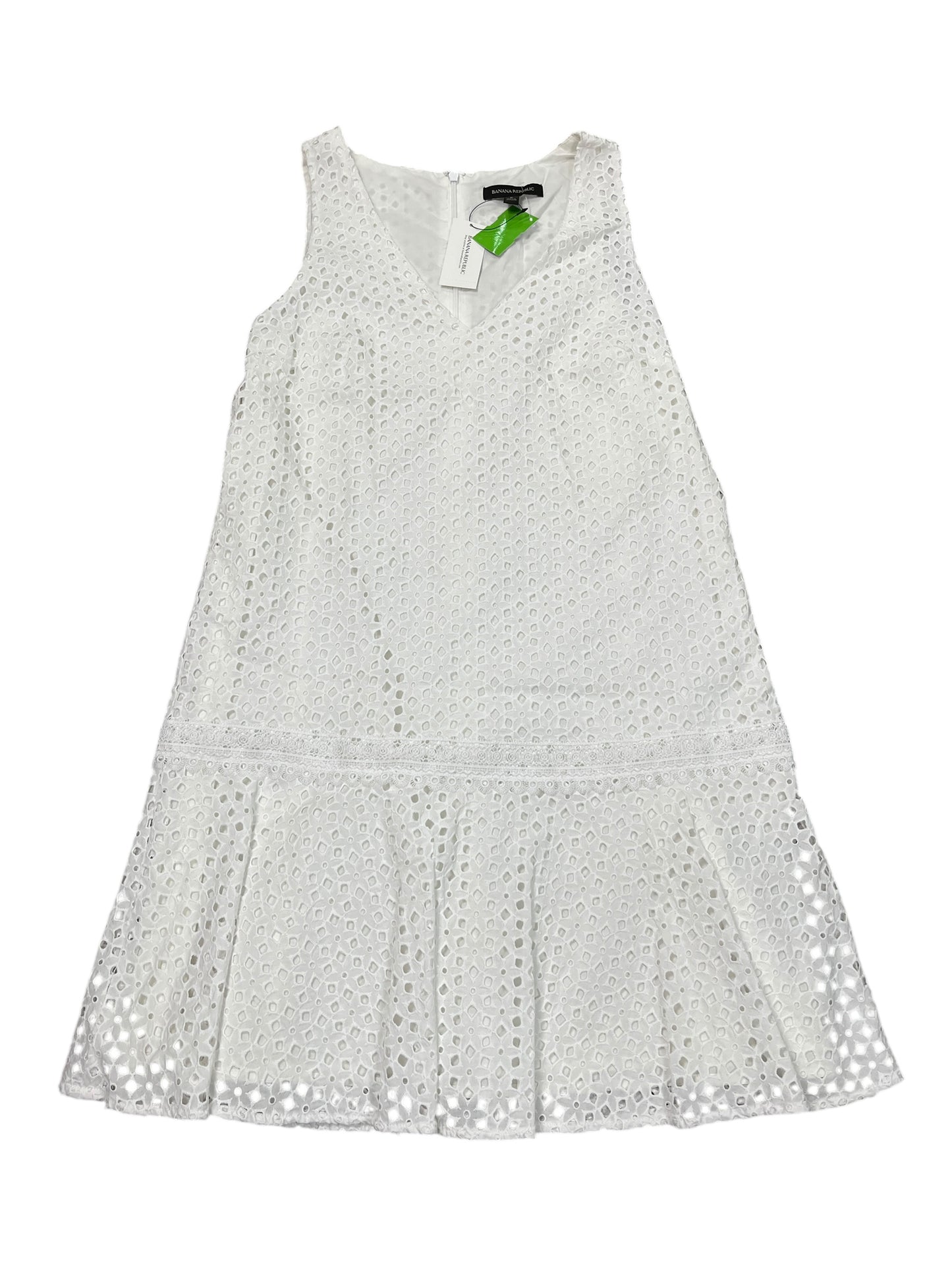 Dress Casual Short By Banana Republic In White, Size:S