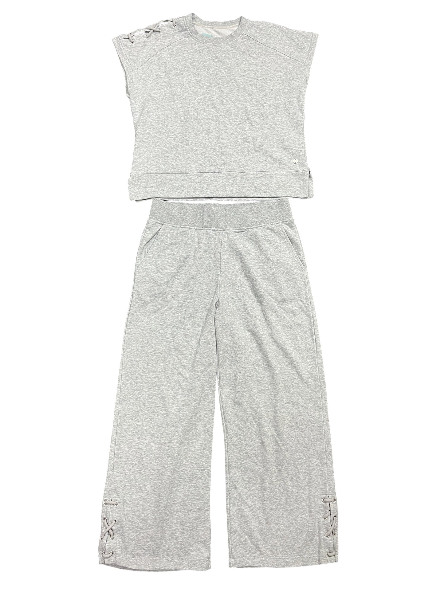 Pants Set 2Pc By Andrew Marc In Grey, Size:M
