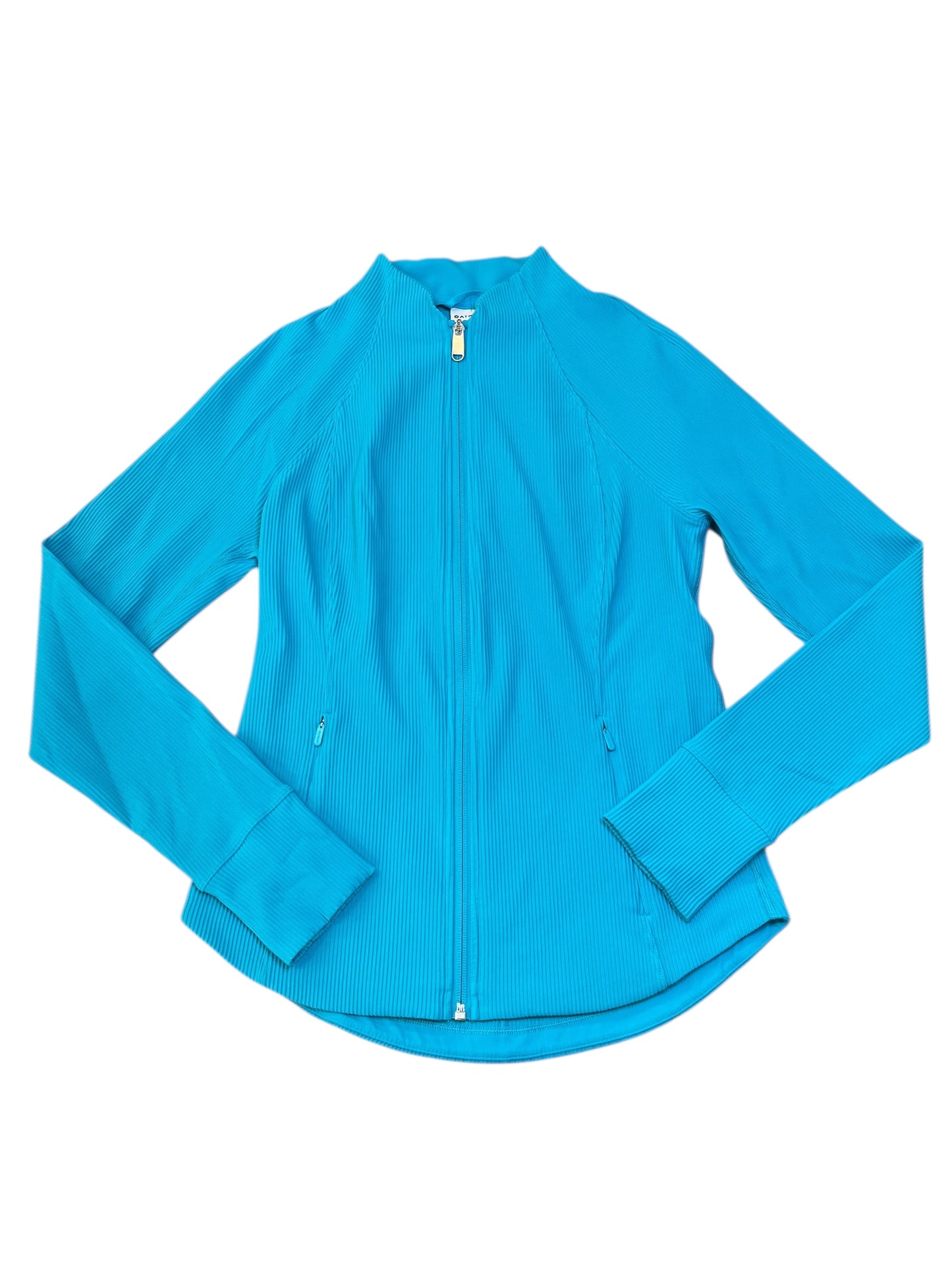 Athletic Jacket By Athleta In Blue, Size:M