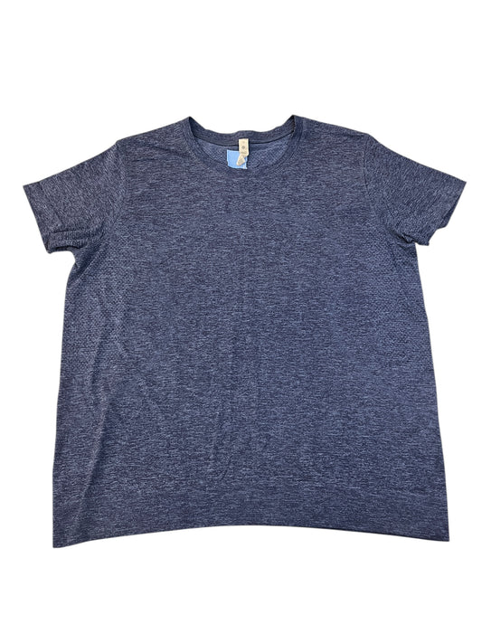 Athletic Top Ss By Lululemon In Blue, Size:L