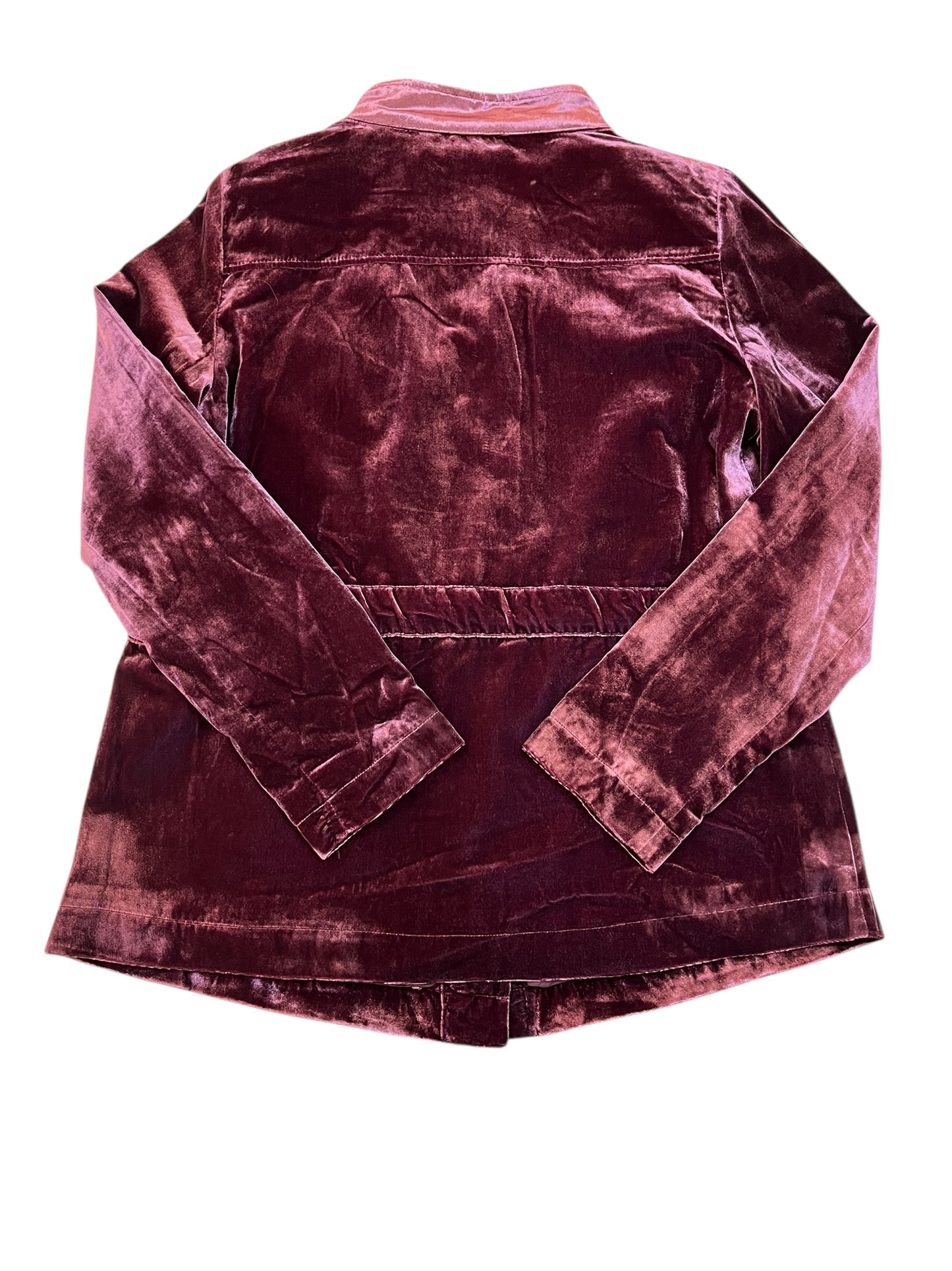 Jacket Other By Loft In Maroon, Size:S