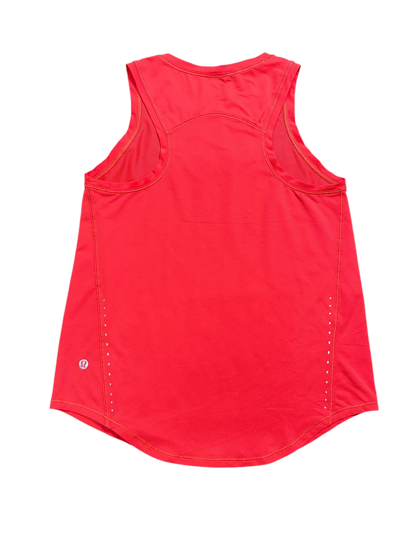 Athletic Tank Top By Lululemon In Orange, Size:S