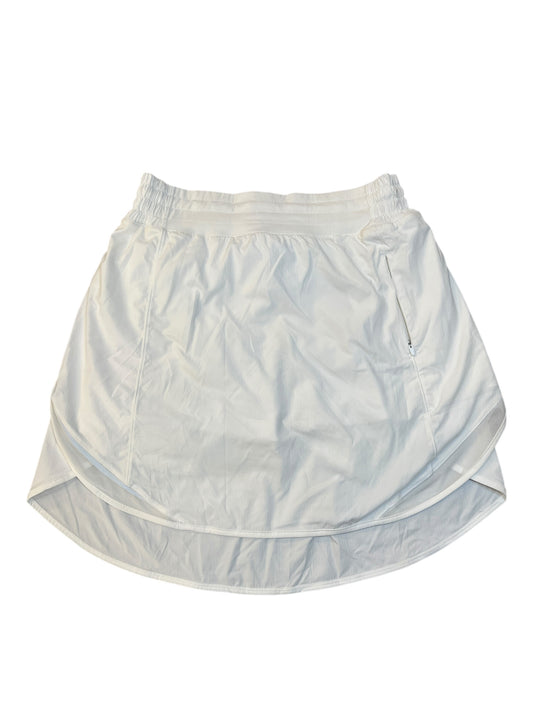 Athletic Skort By Lululemon In White, Size:S