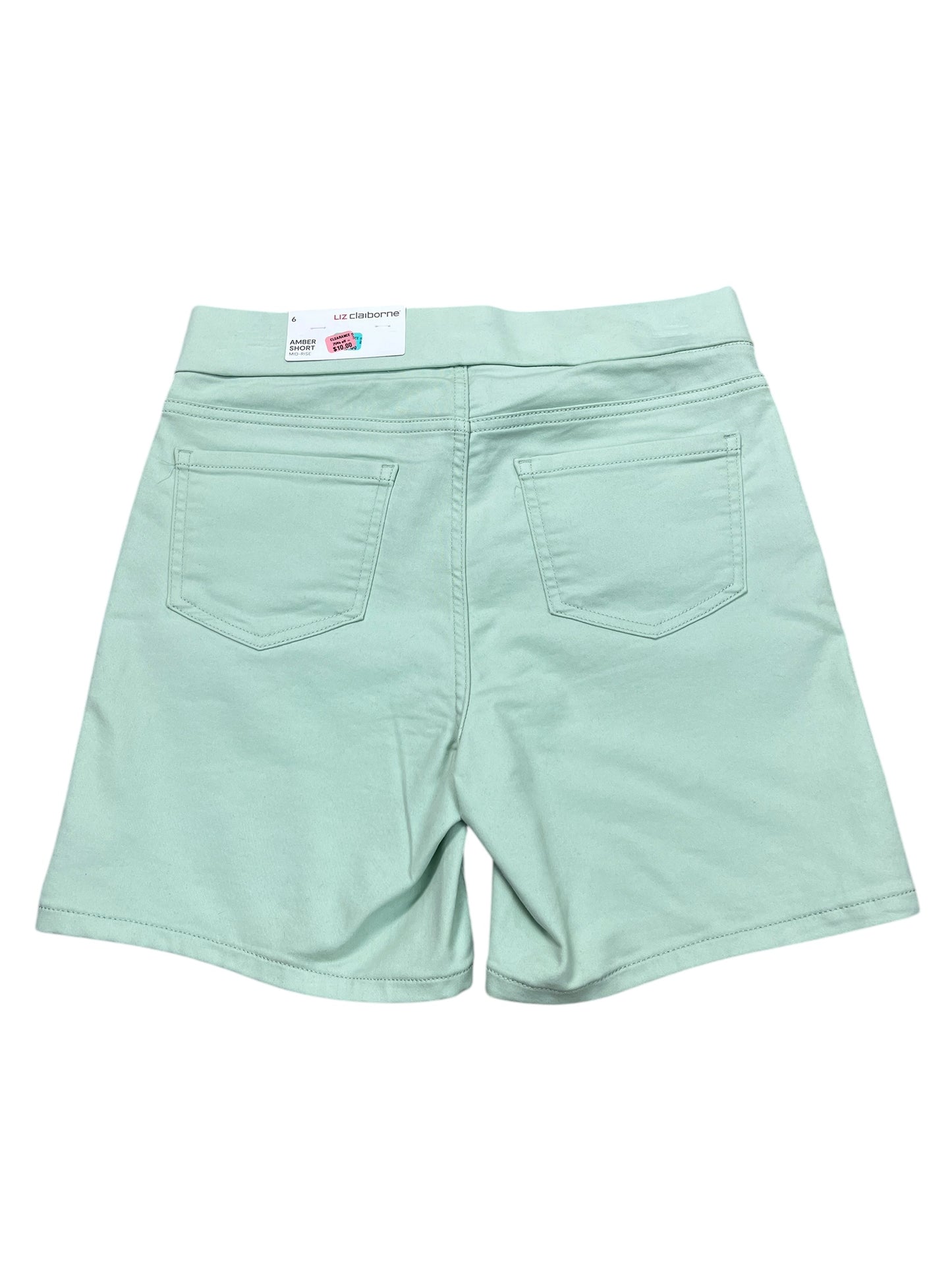 Shorts By Liz Claiborne In Green, Size:S