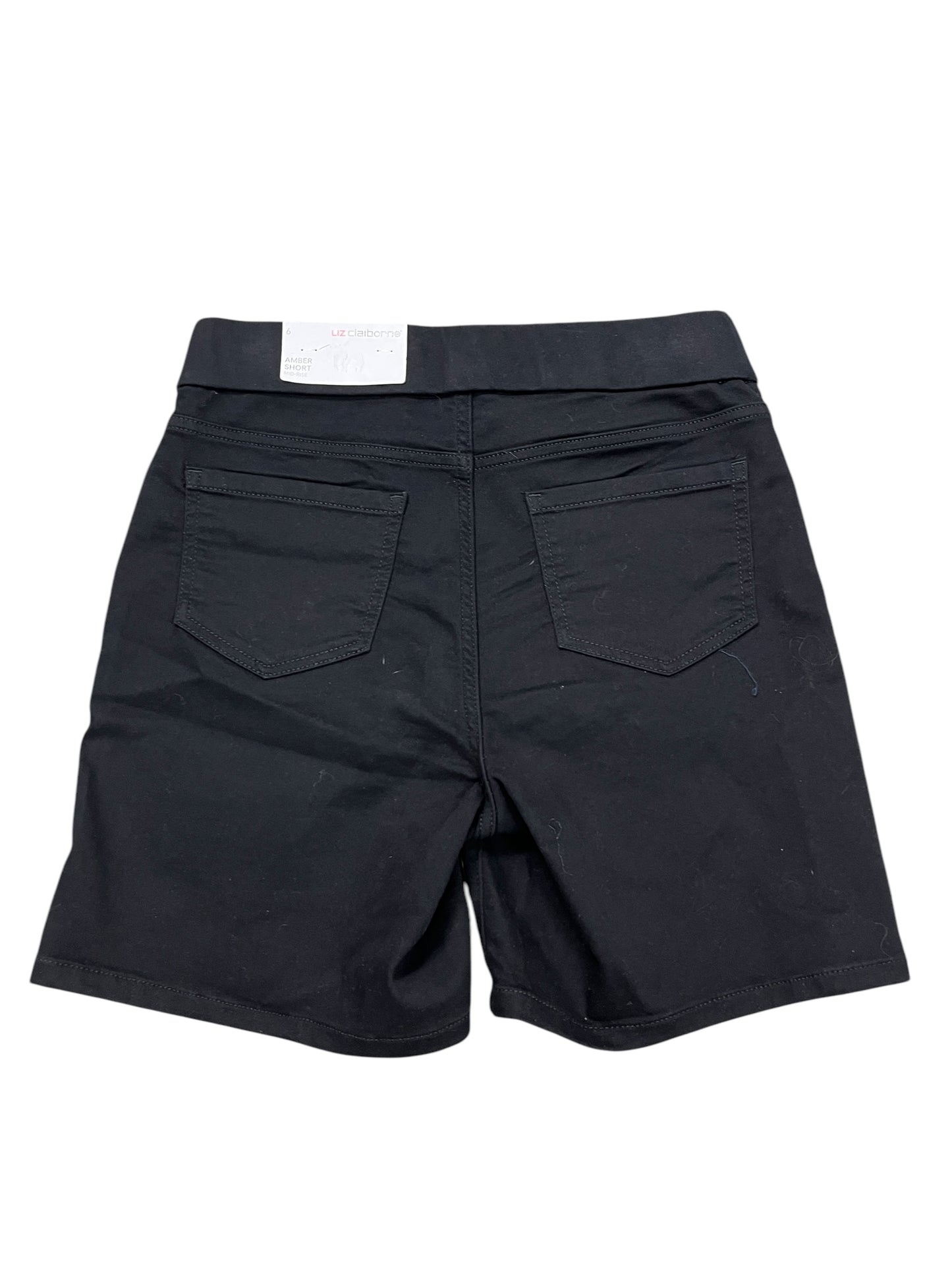 Shorts By Liz Claiborne In Black, Size:S