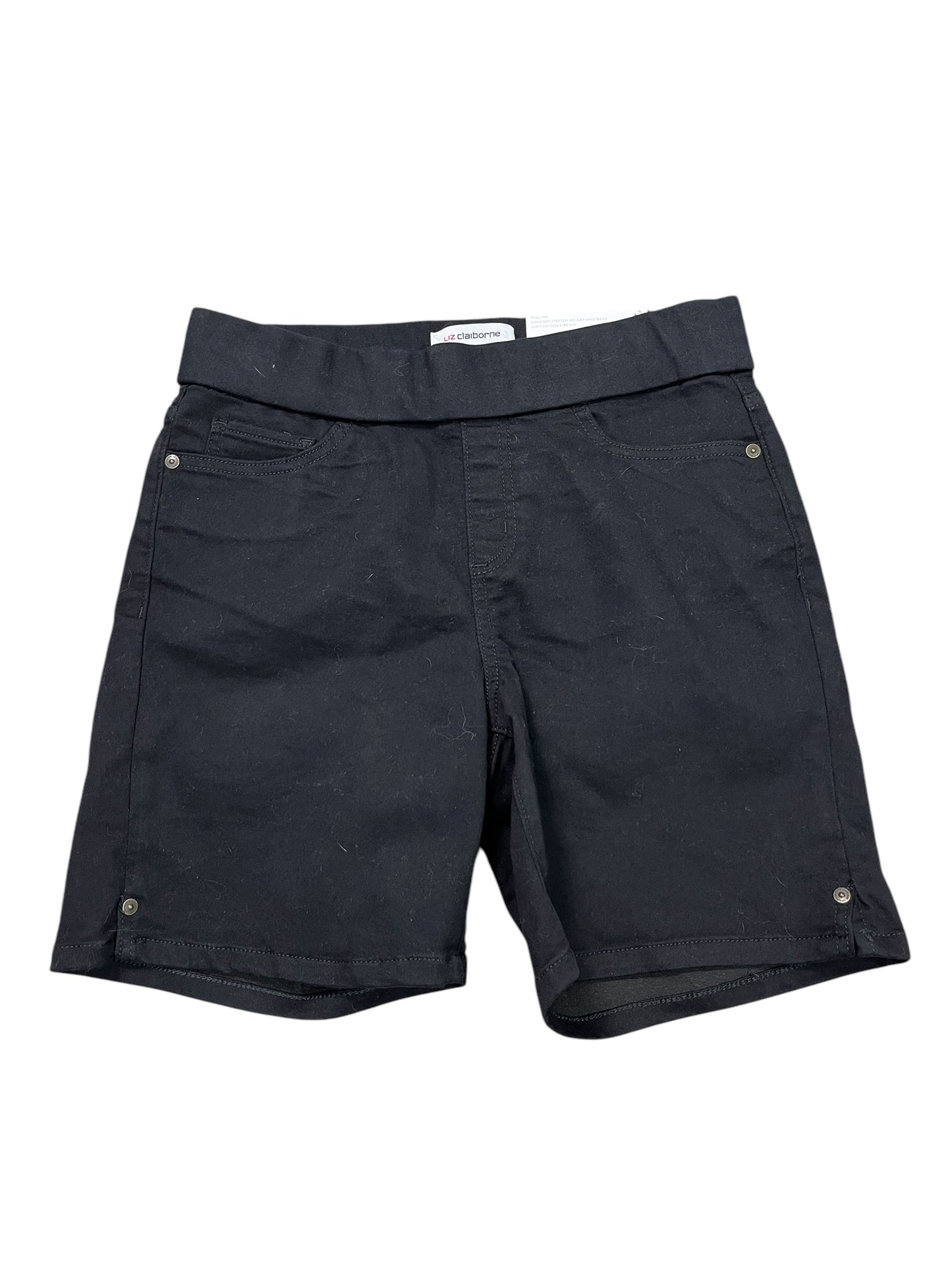 Shorts By Liz Claiborne In Black, Size:S