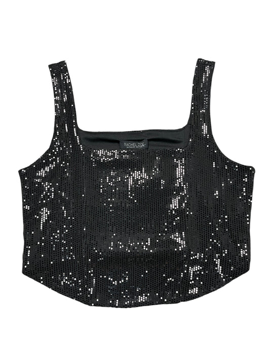 Top Sleeveless By Rachel Zoe In Black, Size:M