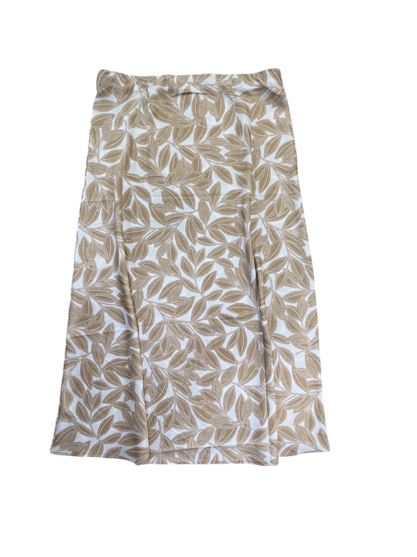Skirt Midi By Loft In Tan, Size:L