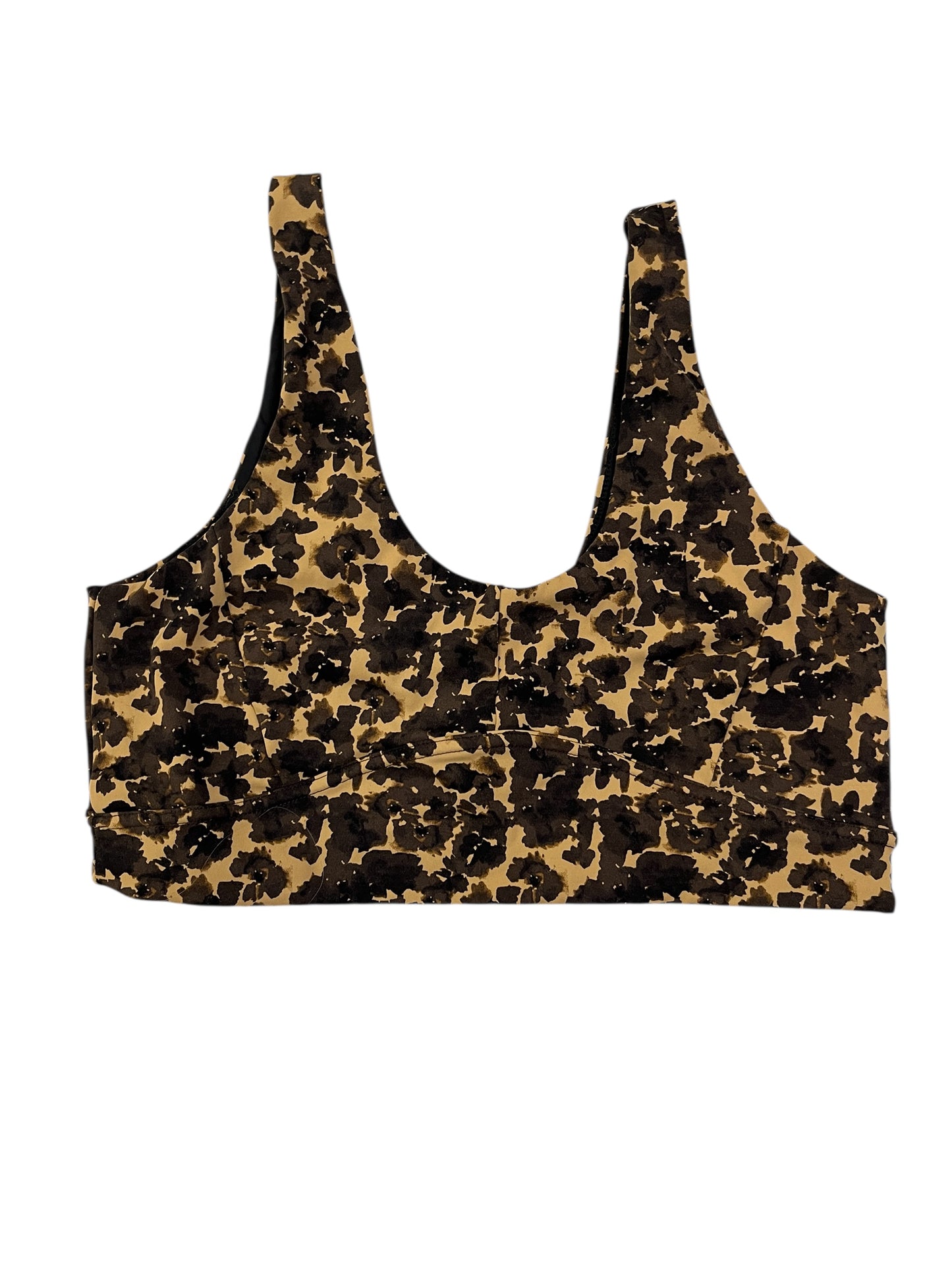 Athletic Bra By Varley In Brown, Size:L