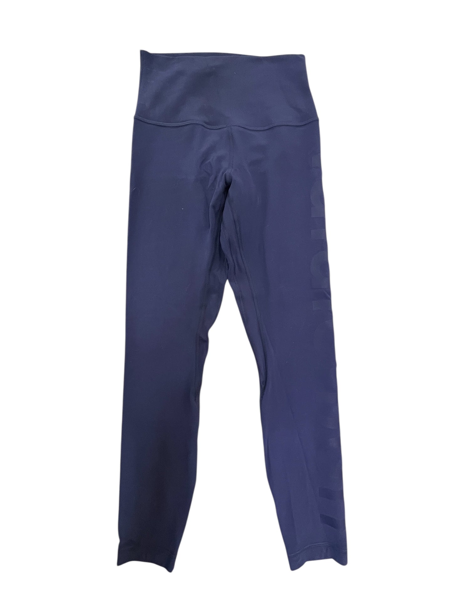 Athletic Leggings By Lululemon In Blue, Size:S