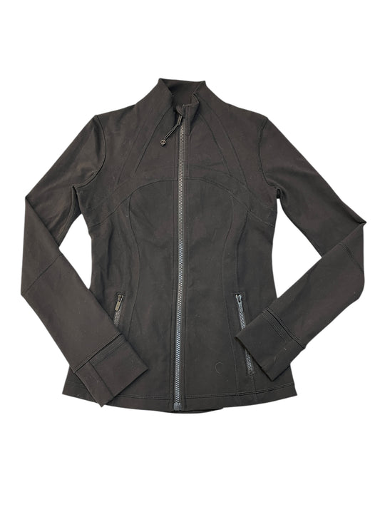 Athletic Jacket By Lululemon In Black, Size:S