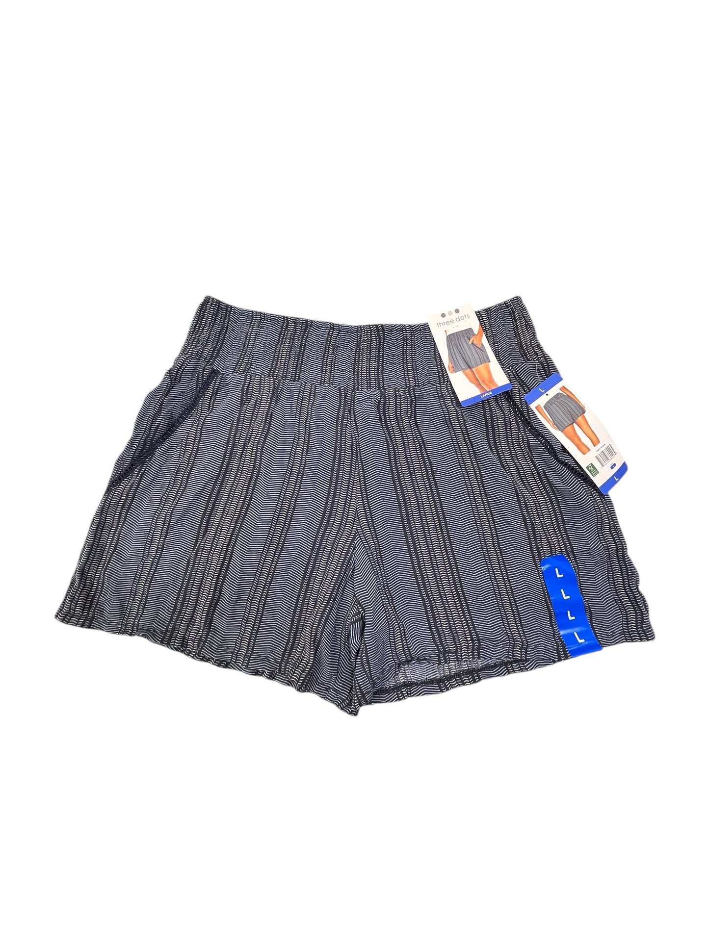 Shorts By Three Dots In Blue, Size:L