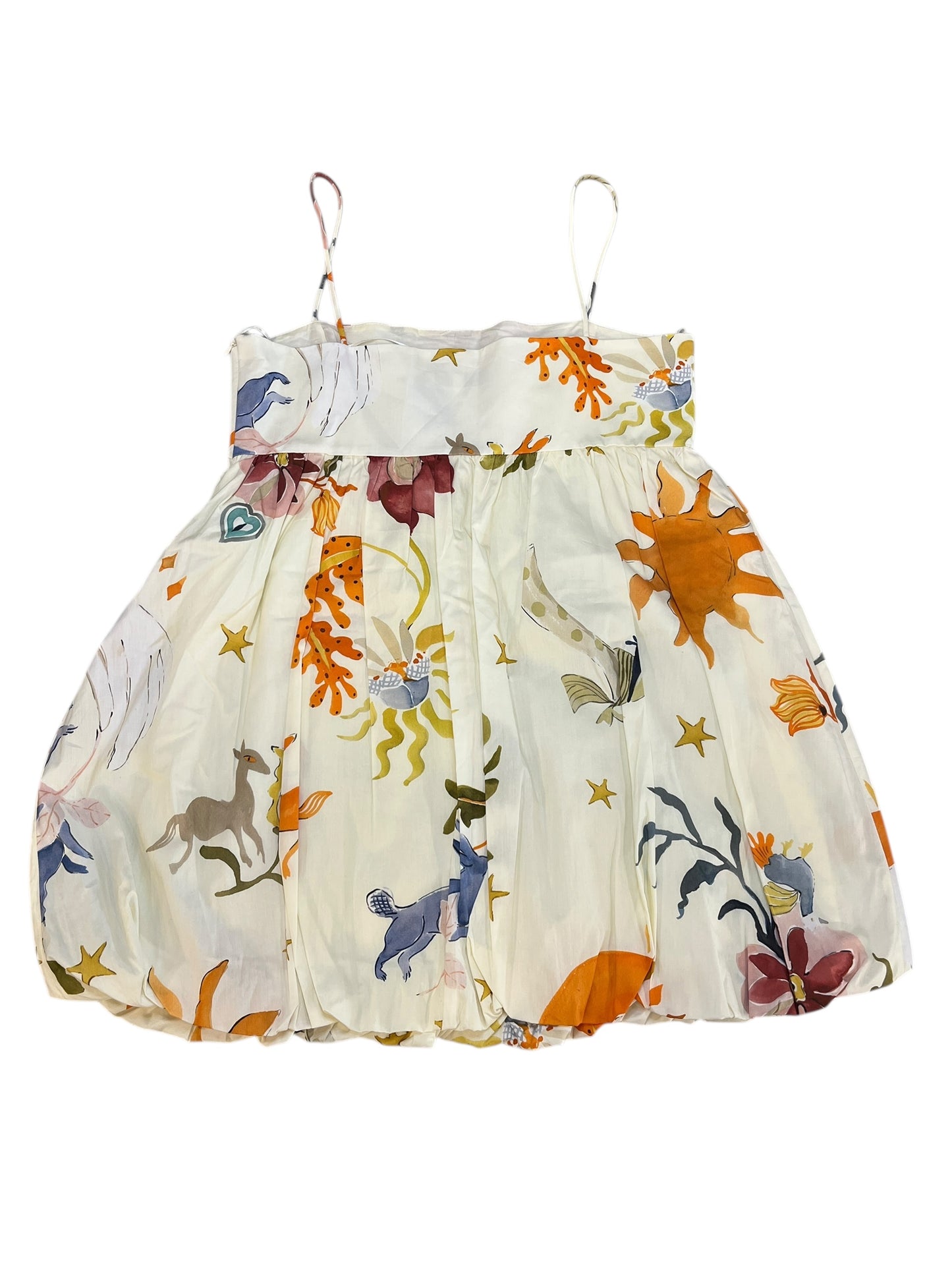 Dress Casual Short By Zara In Floral Print, Size:L